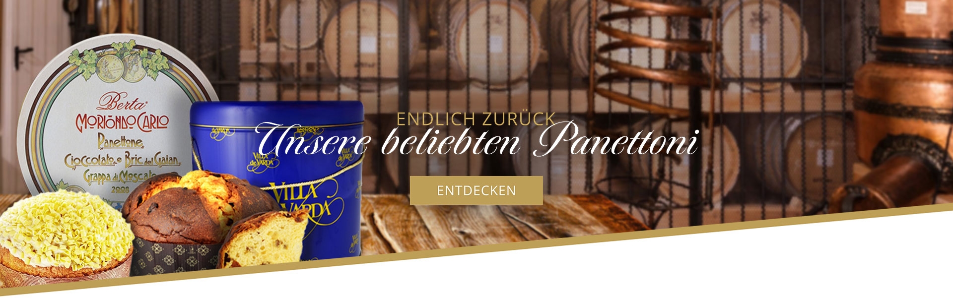 Weihnachtliche Panettoni, riesen Auswahl