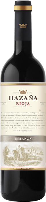 Hazaña Crianza Rioja DO Hazaña Crianza Rioja DO