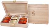 Confezione Giare 3 x 20 cl Legno Confezione Giare 3 x 20 cl Legno