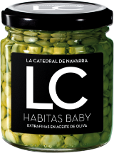 Fave baby in olio di Oliva Navarra