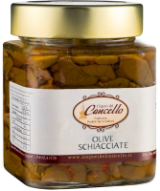 Olive schiacciate