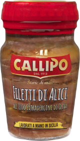 Filetti di Alici in Olio Extraver. Oliva Filetti di Alici in Olio Extraver. Oliva