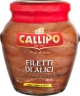 Filetti di Alici in Olio Extraver. Oliva