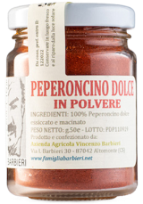 Peperoncino in Polvere Dolce Vasi 50 g