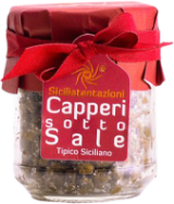 Capperi sotto Sale in Vasetto Capperi sotto Sale in Vasetto