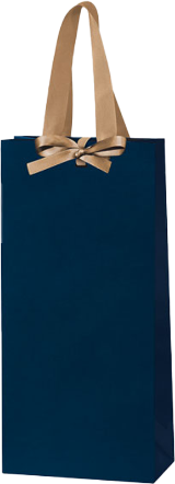 2er Papiertüte Verso Blau Mattglanz 2er Papiertüte Verso Blau Mattglanz