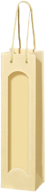 1er Papiertüte Crema mit Fenster 1er Papiertüte Crema mit Fenster