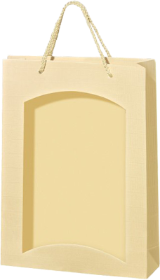 3er Papiertüte Crema mit Fenster 3er Papiertüte Crema mit Fenster
