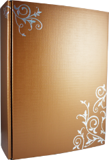 3er Geschenkskarton Contura Kupfergold 3er Geschenkskarton Contura Kupfergold
