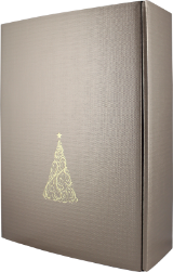 3er Geschenkskarton Christbaum Metallic 3er Geschenkskarton Christbaum Metallic