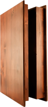 Holzbuch Kirschfarbe 6er Holzbuch Kirschfarbe 6er