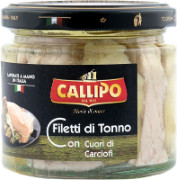 Filetti di Tonno con Cuori di Carciofi