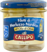 Filetti di Merluzzo in Olio di Oliva
