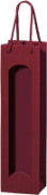 1er Papiertüte Bordeaux mit Fenster